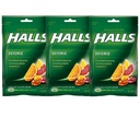 Halls Defense C-vitamiin tilgad sorteeritud tsitrusviljad - 30 ct, pakend 3