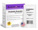 Lactobacillus probiootikumid naistele ja meestele 12 paketti Lactobacillus Acidophilus & Bulgaricus probiootikum, toidulisandid graanulid igapäevaseks soolestiku toetamiseks, seedetrakti terviseks ja sisemiseks tasakaaluks