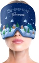 TheraICE Migreen Relief Cap, Cooling Gel Hat, rahustav peavalu Ice Pack Mask Tooted, näo külmpressi peamähis pinge ja stressi jaoks