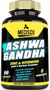 8in1 Orgaaniline Ashwagandha täiendused meestele ja naistele 3 kuu pakkumine - 5640mg tsink, VitamiinD, kurkum, naistepuna, Rhodiola Rosea & More - tugiorgan, immuunsüsteem, meeleolu ja tugevus - 90 loeb