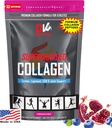 PhysiVantage ülelaetud kollageenpeptiidide pulber - hüdrolüüsitud kollageen liigese, Tendoni, sideme ja naha tervise toetamiseks - granaatõuna, Keto, Paleo, 16oz | täiustatud C-vitamiini, BCAA-de, Grass-Fed