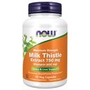 Nüüd toidud Piimaohakas Ekstrakt 750 mg Silymarin (600 mg), maksimaalne tugevus - 90 Veg kapslid