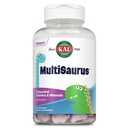 KAL MultiSaurus Kids närimismultivitamiinid, 11 olulist vitamiini ja mineraali lastele, segatud marjamaitse, gluteeni ja säilitusainete tasuta, 90 serveerimist, 90 Dinosaurus-kujulist närimistabletti