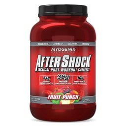 Myogenix Aftershock Post Workout - Lihaste kasvu vadakuvalgu pulber - Kiirendab lihaste kasvu ja taastumist - toetab ühist tervist ja Replenishes Glycogen - Fruit Punch, 3 naela