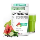 JYM Greens Super toidupulber tulemuslikkuse, arbuusi kurk, Spirulina, seened, vitamiinid, brokoli ja brokoli, mehed ja naised, 30 Servings