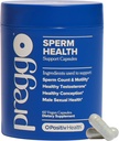 O Positiv Preggo Spermi tervisekapslid meestele - OBGYN-Formulated for Improved Sperm Count & Motility with Tongkat Ali, NAC, Alpha Lipoic Acid – Meessoole reproduktiivtervis, 60 Count (1. pakk)