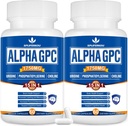 15-in-1 Alpha GPC täiendus koos fosfatidüülseriini, uridiini, L-Theanine, Lion's Mane Seene, 120 kapslit