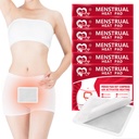 Menstruaaltsükli plaastrid, menstruaalkrampide soojuspadjad, kaasaskantavad perioodid krambid Kuumateraapia plaastrid - 6 paki kuuma kompressi soe mähkimine, naiste reisitarbed
