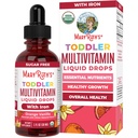MaryRuth Organics CoComelon Toddler Kids Multivitamiin rauaga | Immuunsüsteemi tugi | Väikelaste vitamiinid | USDA orgaaniline | Suhkruvaba | Multivitamiini Vedelad tilgad lastele vanuses 1-3 | Vegan | 1 Fl Oz
