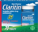 Claritin 24-tunnine allergiameditsiin , mitteuimas retseptiravim Tugevusallergia leevendus , loratadiin Antihistamiini tabletid , 70