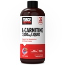 Jõufaktor L-karnitiin Vedelik 3000mg, maksimaalne tugevus täiendada toetada rasva ainevahetust, raku energia ja lihaste taastamine, kõrge neelamine, mitte-GMO, Berry Flavor, 16oz Pudel