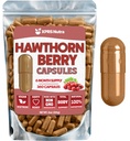Hawthorn Berry pulbrikapslid - 360 Count (6 kuu pakkumine) - Premium Hawthorn Berry kapslid südame-veresoonkonna toetamiseks - Hawthorne Berry Powder - Ideaalne Hawthorne täiendus meestele ja naistele