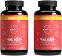 Primal Harvest Multivitamiin naistele Vitamiin A, Vitamiin C, Vitamiin D ja E, Vitamiin B12, B6, Biotiin, Tsink Toidulisandid, 60 kapslit (Naised 2 Pack)