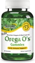 PÕHJA-AMEERIKA HERB & SPICE Orega O's - 60 Gummies Wild Mountain Oregano & Black Seed Oil - Non-GMO - 30 Servings