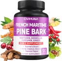 Prantsuse Maritime Pine Bark kapslid Prantsuse Maritime Pine Bark, Hawthorn, Bosweillia ja rohkem - 90 kapslit 3 kuu pakkumise