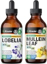 BIO KRAUTER Lobelia Tinktuur 4 Fl. Oz... Mullein Tinktuur 4 Fl. Oz.