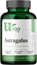 Utzy Naturals Astragalus | Daily Immune Health | 500 mg kapsli kohta | 60 kapslit