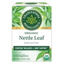 Traditsioonilised ravimid Orgaaniline Nettle Leaf Taimne tee, toetab ühist tervist ja üldist heaolu, (pakk 1) - 16 teekotid