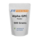 Alpha-GPC Powder 500 Grams, Non-GMO Alpha GPC Supplement Choline Powder, Vegan, Kolmanda osapoole testitud, Pre-Workout, Mälu ja Focus, Scoop