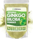 XPRS Nutra Orgaaniline Ginkgo Biloba Pulber - Gingko Biloba Kognitsioonilisandid - Vegan Sõbralik Ginkoba Biloba Orgaaniline - Immuunsuse suurendamine Ginkgo Biloba Pulber (16 oz)