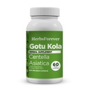Herbsforever Gotu Kola kapslid | Centella Asiatica taimsete täiendada, 800 mg iga | 60 Veg kapslid vaimse selguse, fookus | üldine heaolu toetus