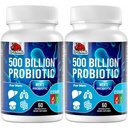 Probiootikumid meestele, 500 miljardit CFU ja 12 meest probiootikumid seedetrakti tervisele + 4 orgaaniline prebiootiline kiudaine, seedetrakti, soolestiku, immuunsüsteemi tervise, puhituse, gaasi, energiatoetuse, riiuli stabiilse - 120 kapslit
