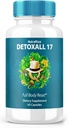 DetoxAll 17 - DetoxAll 17 Full Body Reset, DetoxAll17 toidulisand üldise tervise ja heaolu jaoks, maksimaalne tugevus kõik looduslikud pillid energia suurendamiseks, Detox Kõik 17 kommentaare (60 kapslit)