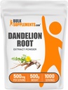 BulkSupplements.com Dandelion Root Extract Powder - Dandelion Root Supplement, Taimne täiendus - Vegan & Gluten Free, 500mg per Serving, 500g (1,1 naela) (pakk 1)