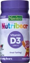 "NutriBear" Vitamiin D3 1000 IU Suur maitse, 60 Jelly Bears