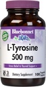 Bluebonnet Ltyrosine 500 Mg Vitamiinikapslid, 100 Count