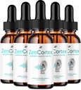 ZenCortex Tinnitus Kõrva tilgad - ZenCortex 24, Zen Cortex Liquid Drops, ZenCortex Reviews, ZenCortex Drops for Ear Relief (5 Pack - 5 kuu pakkumine)