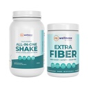 JJ Virgin Vanilla Paleo-Inspireeritud All-in-One Shake ja Extra Fiber Powder Supplement