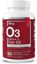 Omega-3 kalaõli lisand EPA & DHA-ga | Rasvhapped immuunsuse, südame ja kognitiivse toe jaoks | 60 Softgels
