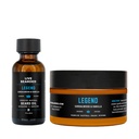 Elus habemega habemeõli ja või hoolduskomplekt - valmistatud USA-s - looduslikud koostisosad Shea, Argan, Jojoba - kasvutoetus | Legendi lõhn - Sandalwood, Vanilla