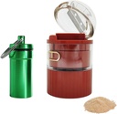 Premium Pill Crusher lõikamine ja jahvatamine Fine Powder Ideaalne ravimitele Lemmikloomad Lihtne kasutada Smasher koos eemaldatav Cup Ideaalne Pastillas Ravimid Tõhus Moledor Daily Medicine Management