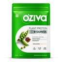 OZiva Orgaaniline Taimeproteiin Pulber | 500 Gm | (30 g Vegan Protein - herneproteiin a, pruun riis valk & Quinoa, Sojavaba) igapäevaseks sobivuseks, suurendab immuunsust, maitsestamata (1, 1 lb)