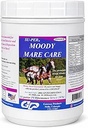 SU-PER Moody Mare Care Pulber - Taimne segu tasakaalustatud paigutuse ja normaalse käitumise jaoks hobustel - 2,5 naela (2 pakendit)