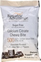 Bariatric Advantage Kaltsium tsitraat Chewy Bites 500mg vitamiin D3 bariaatrilise kirurgia patsientidel sealhulgas mao möödavoolu ja varrukate gastrektoomia, suhkruvaba - šokolaadi maitse, 90 Count