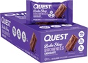 Quest Nutrition Bake Shop, Chocolate Brownies, 10g valku, 2g Net Carbs, 1g Suhkur, Valgu Suupisted, 10 Count
