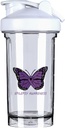 Epilepsia Awareness 18 Ounce Shaker Pudel Joogi Segaja Lekkimiskindel Pre Treening Proteiin Raputab Söögiasendus Raputab Pudelid 500ML/18 Oz Valge