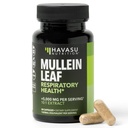 Mullein Lehtkapslid hingamisteede tervisele - 5000mg Väljavõte 10: 1 kopsude toetamiseks ja immuunsüsteemi funktsiooniks - 30 loend - vegan, mitte-GMO kapslid - taimsed toidulisandid igapäevaseks terviseks - 1 kuu pakkumine