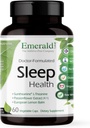 Emerald Labs Sleep Health - Sleep Support Supplement koos Suntheanine L-Theanine, melatoniin, Euroopa Sidrun Balm & Passionflower - Gluteenivaba, Vegan - 60 köögivilja kapslit (kuni 30-päevane pakkumine)