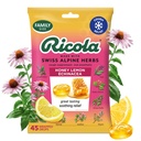 Ricola Honey Sidrun koos Echinacea köha tilkadega, 45 krahv, maitsev kurgutõrje ja hooldus, suukaudne anesteetikum, looduslikult maitsestatud