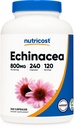 Nutricost Echinacea 800mg, 240 kapslit - taimetoitlased kapslid, mitte GMO, gluteenivaba, 120 serveerimist