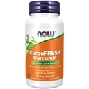 NOW Foods Supplements, CurcuFRESHTM kurkumiin, tuletatud värskest kurkumimahlast, kurkumimahla kompleks, 60 Veg kapslit