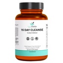 15-päevane kolonni puhastamine - Detox & Soolestiku tervisetoetus probiootikumidega, Aloe Vera, lagritsa juur ja psyllium Husk - toetab seedetrakti, immuunsüsteemi ja neerude tervist meestele ja naistele