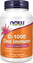 NOW Foods Supplements, C-1000 & Zinc Immune, Seasonal Support Formula*, Antioxidant Protection*, 90 Veg Capsules