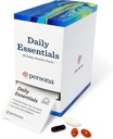 Persona Nutrition Daily Essentials Multivitamiini pakend naistele ja meestele (28 Pack) - sisaldab oomega 3 kurkumi, kaltsiumi, D-vitamiini ja täiskasvanute multivitamiini