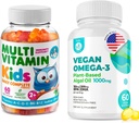 DR. MORITZ Kids Multivitamiin Gummies ja Vegan Omega 60 Softgels