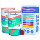 ESIMESE PÄEVA multivitamiin naistele - igapäevased naised multivitamiini kummid - vitamiin A C D E B12, magneesium, tsink, biotiin - vegan, gluteenivabad naised vitamiinid - juuste kasv, nahk, energia - 60 päeva pakkumine